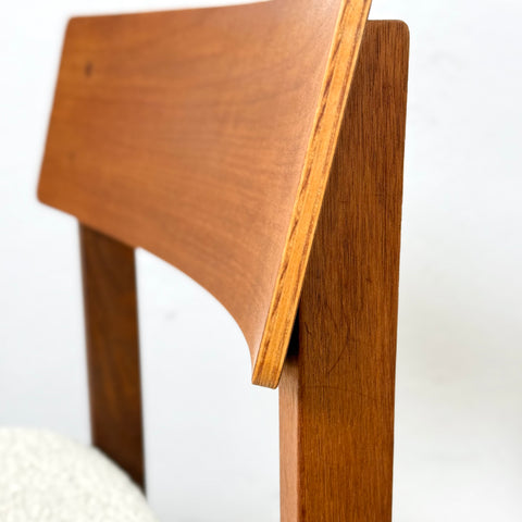 Set of 6 dining chairs in teak, 1950s-60s, Denmark - Beyo Vintage