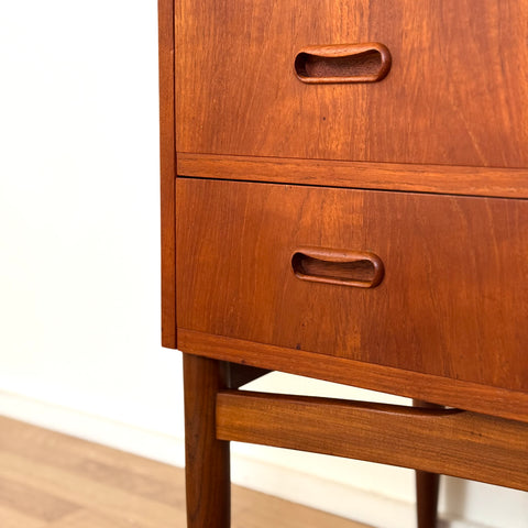 PRICE Secretary cabinet in teak, 1950s-60s, Denmark - Beyo Vintage