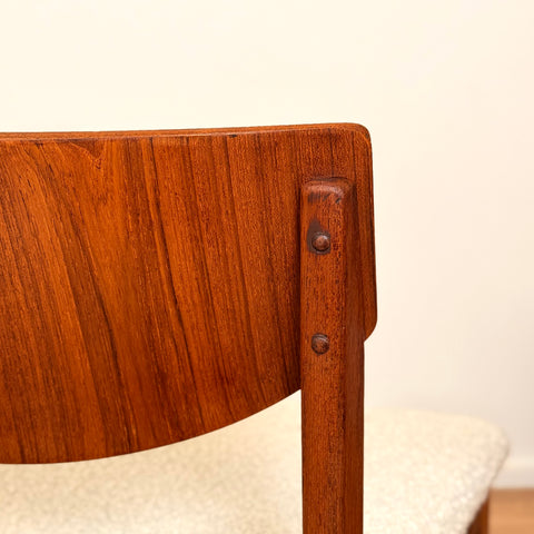 Set of 8 dining chairs in teak by Sorø Stolefabrik, 1950s-60s, Denmark