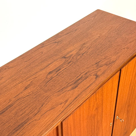 Highboard in teak, 1950s-60s, Denmark - Beyo Vintage