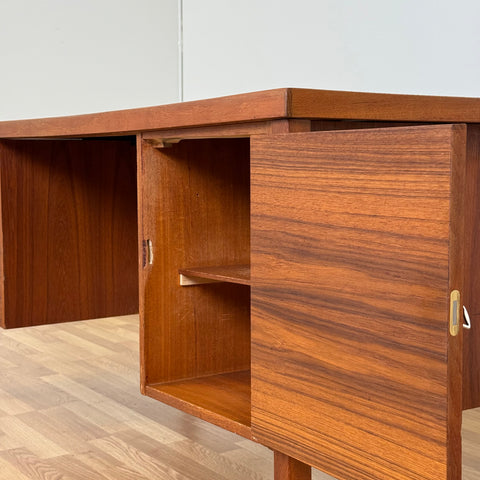 Writing desk in teak, 1950s-60s, Denmark - Beyo Vintage