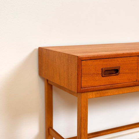 Side table in teak & oak, 1950s-60s, Sweden - Beyo Vintage