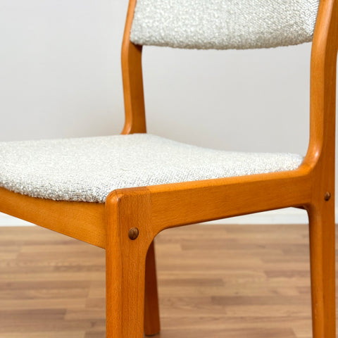 Set of 4 dining chairs in beech by Findahl Mobelfabrik, 1950s-60s, Denmark