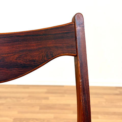 Set of 4 dining chairs in rosewood by Glyngøre Stolefabrik, 1950s-60s, Denmark - Beyo Vintage