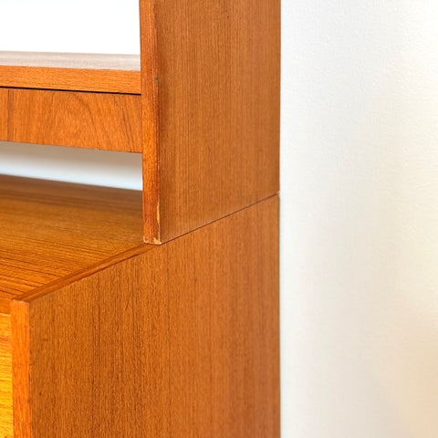 Bookshelf in teak, 1960s-70s, Sweden