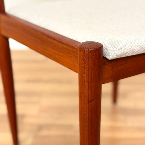 Set of 4 dining chairs in solid teak by Skovmand & Andersen, 1950s-60s, Denmark - Beyo Vintage