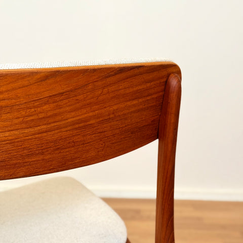 Set of 6 dining chairs by B. Rasmussen for Thorso Mobelfabrik, 1950s-60s, Denmark