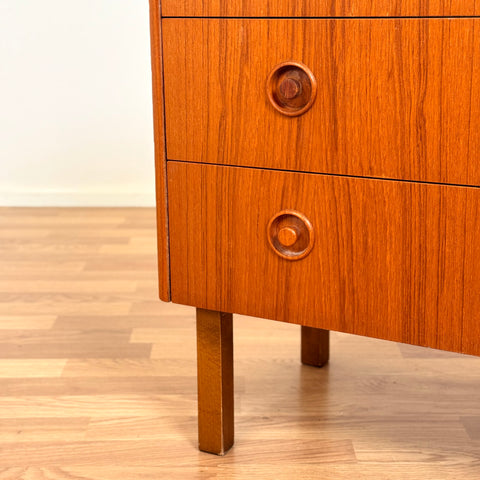 Chest of drawers in teak, 1950s-60s, Sweden