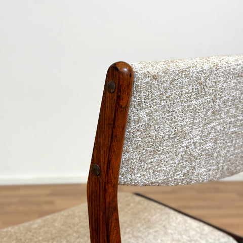 Set of 6 dining chairs in Santos rosewood by Erik Buch for Nova Stolefabrik, 1950s-60s, Denmark - Beyo Vintage