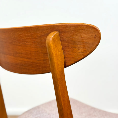 Set of 6 chairs made of teak and beech by Farstrup, 1950s-60s, Denmark - Beyo Vintage