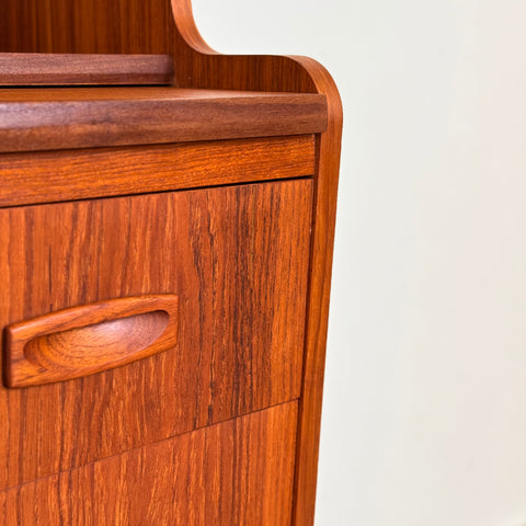 Secretary desk in teak, 1950s-60s, Denmark - Beyo Vintage