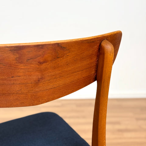 Set of 8 chairs made of teak and beech by Findahl möbelfabrik, 1950s-60s, Denmark - Beyo Vintage