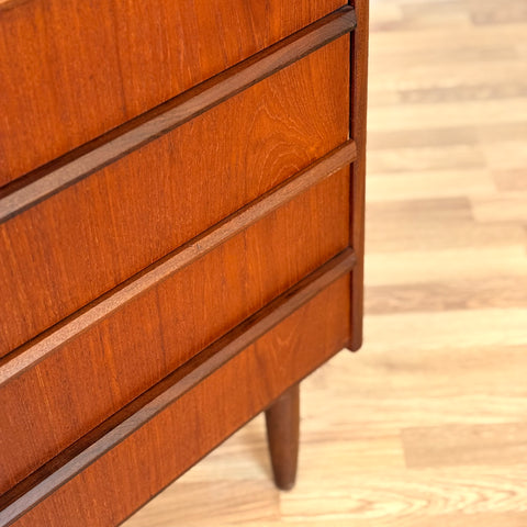 Chest of drawers in teak, 1950s-60s, Denmark