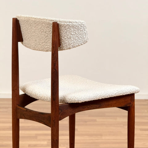 Set of 4 dining chairs in Santos rosewood, 1950s-60s, Denmark - Beyo Vintage