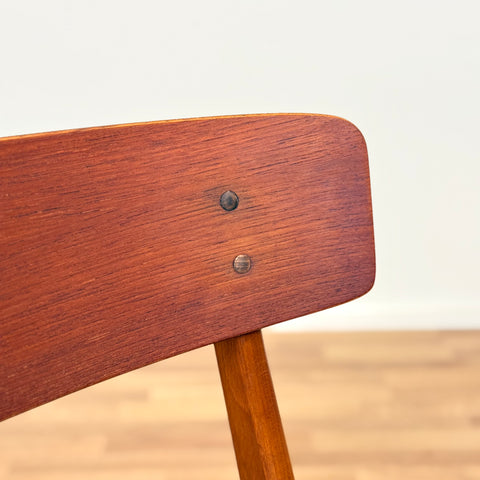 Set of 4 dining chairs in teak & beech, by Farstrup, 1950s-60s, Denmark