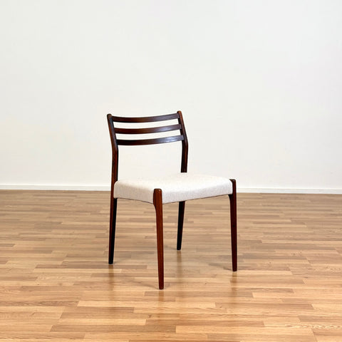 Set of 4 dining chairs in Santos rosewood, 1950s-60s, Denmark - Beyo Vintage