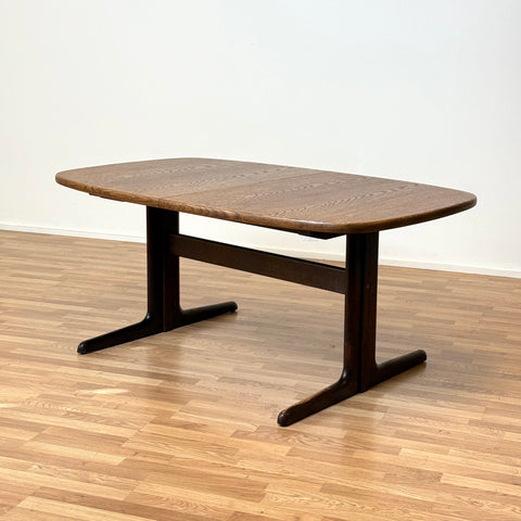 Oval dining table in oak with 2 extensions by Skovby, 1950s-60s, Denmark - Beyo Vintage
