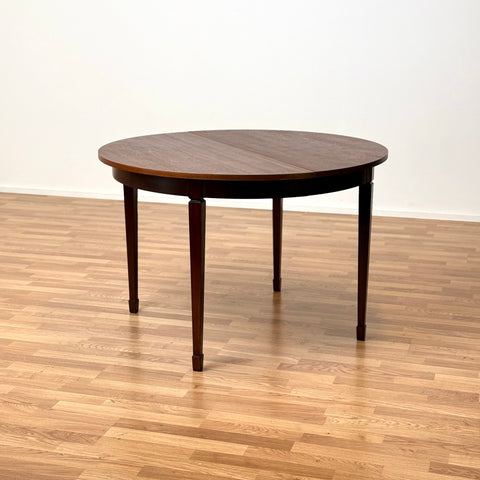 PRICE Round dining table in mahogany, 1950s-60s, Denmark - Beyo Vintage