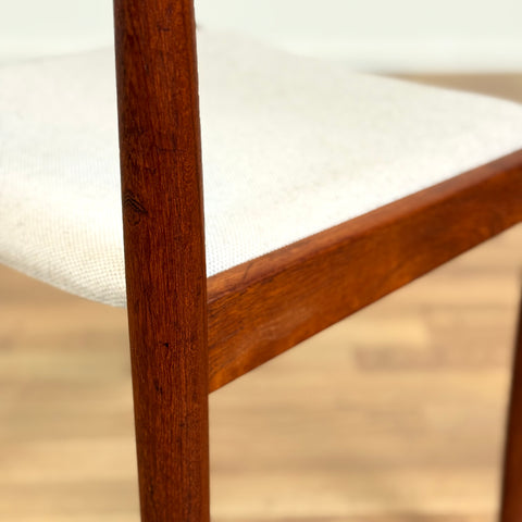 Set of 4 dining chairs in solid teak by Skovmand & Andersen, 1950s-60s, Denmark - Beyo Vintage