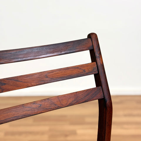 Set of 4 dining chairs in Santos rosewood, 1950s-60s, Denmark - Beyo Vintage
