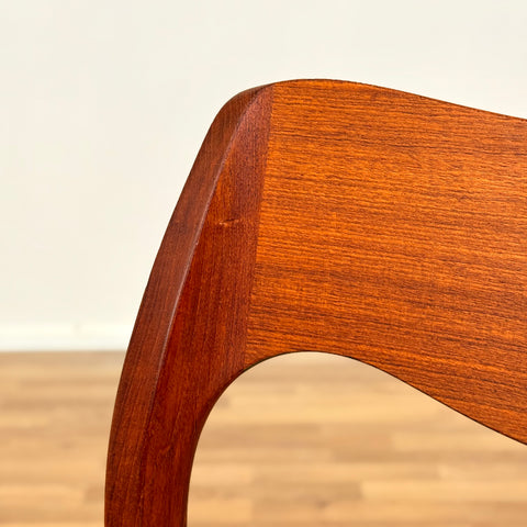 Set of 6 dining chairs in teak designed by Niels O. Moller, model '71', 1950s-60s, Denmark