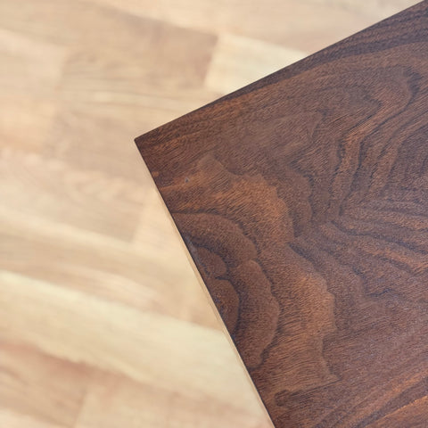 Side table in teak & walnut, 1950s-60s, Denmark