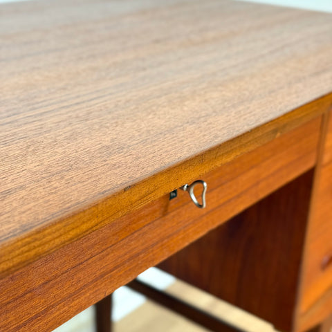 Writing desk in teak, 1950s-60s, Denmark - Beyo Vintage