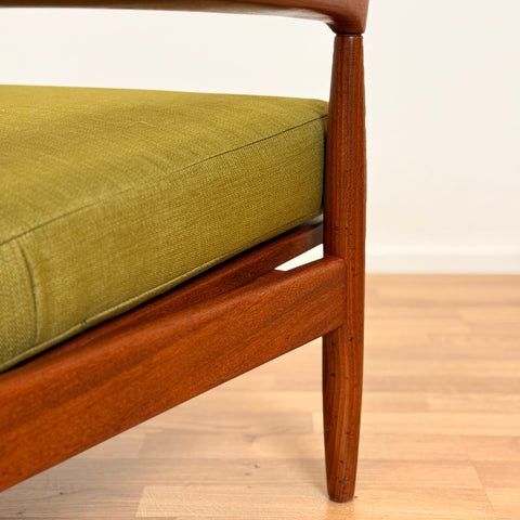Fåtölj "Kolding" i massiv teak av Erik Wörtz för IKEA, 1950-60-tal, Sverige