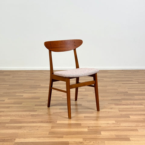 Set of 6 chairs made of teak and beech by Farstrup, 1950s-60s, Denmark - Beyo Vintage