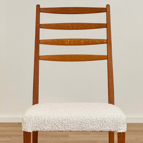 Set of 4 dining chairs in solid oak - Beyo Vintage
