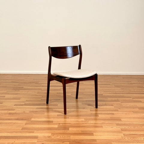 Set of 2 dining chairs in Santos rosewood by P. E. Jorgensen, 1950s-60s, Denmark