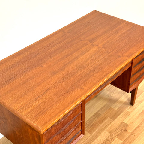Writing desk in teak, 1950s-60s, Denmark - Beyo Vintage