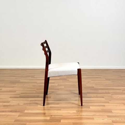 Set of 4 dining chairs in Santos rosewood, 1950s-60s, Denmark - Beyo Vintage