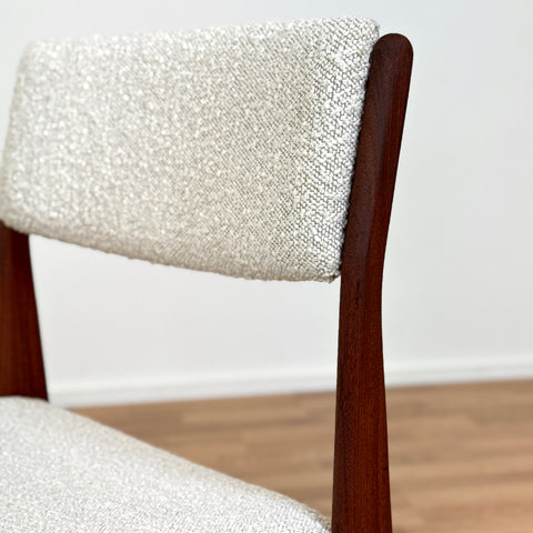 Set of 4 dining chairs in teak by Poul Volther for Frem Rojle, 1950s-60s, Denmark - Beyo Vintage