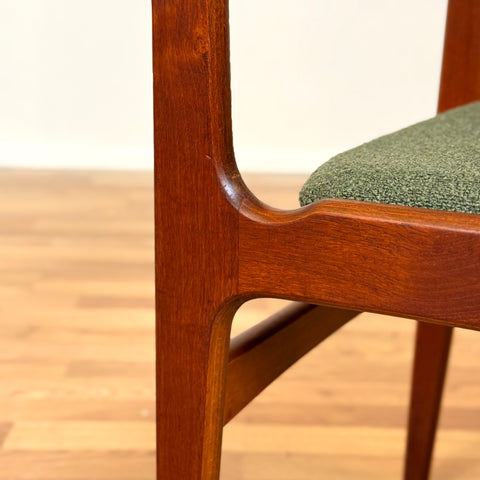 Set of 4 dining chairs in teak, by Erik Buch for Nova Stolefabrik, 1950s-60s, Denmark