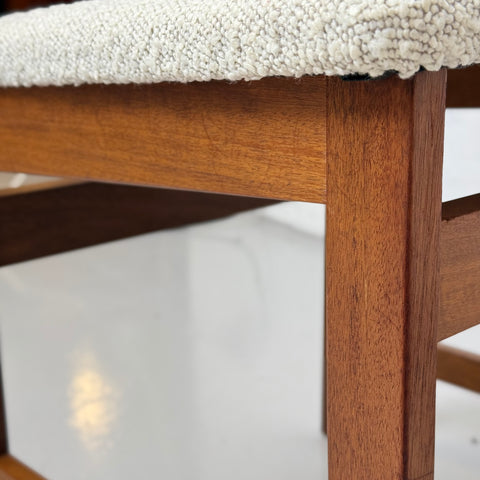 Set of 6 dining chairs in teak, 1950s-60s, Denmark - Beyo Vintage