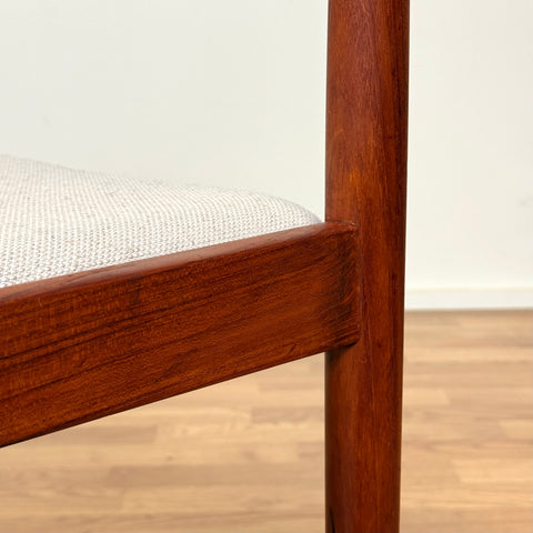 Set of 4 dining chairs in solid teak by Skovmand & Andersen, 1950s-60s, Denmark - Beyo Vintage
