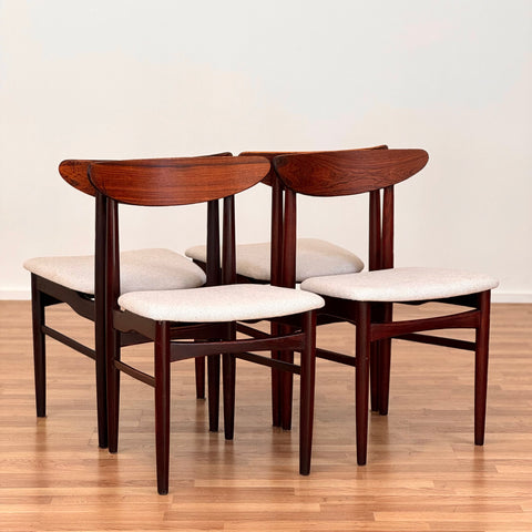 Set of 4 dining chairs by EW Bach, Skovby, 1950s-60s, Denmark - Beyo Vintage