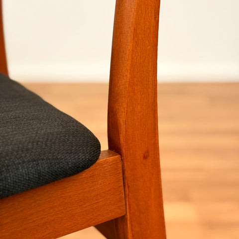 Set of 4 dining chairs in teak & beech by Findahl, 1950s-60s, Denmark