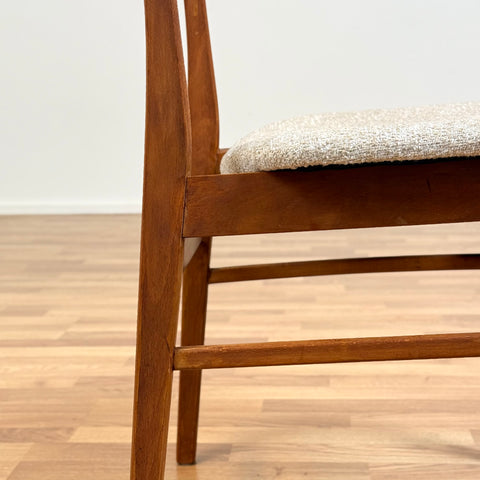 Set of 6 chairs made of teak & beech by Sax 1950s-60s, Denmark - Beyo Vintage