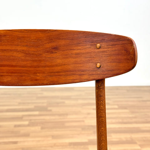 Set of 6 chairs made of teak & beech by Sax 1950s-60s, Denmark - Beyo Vintage