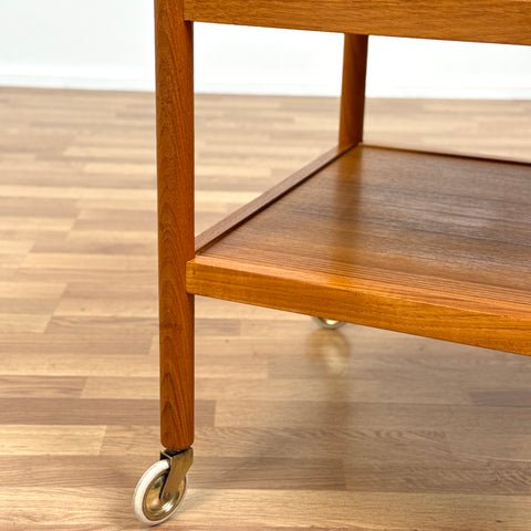 Side table / Trolley in teak, 1950s-60s, Sweden - Beyo Vintage