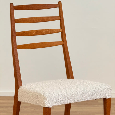 Set of 4 dining chairs in solid oak - Beyo Vintage