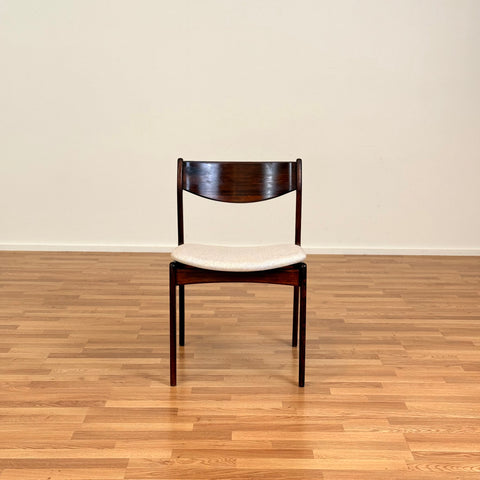 Set of 2 dining chairs in Santos rosewood by P. E. Jorgensen, 1950s-60s, Denmark