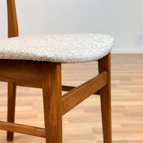 Set of 6 chairs made of teak & beech by Sax 1950s-60s, Denmark - Beyo Vintage