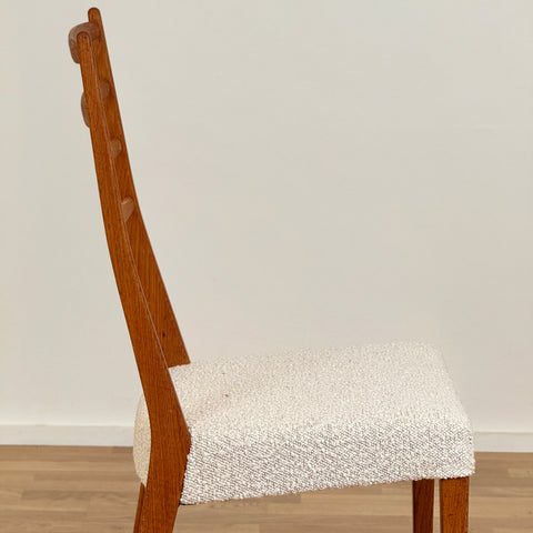Set of 4 dining chairs in solid oak - Beyo Vintage