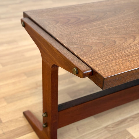 PRICE Coffee table with double top surface in teak, 1950s-60s, Denmark - Beyo Vintage