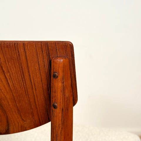 Set of 8 dining chairs in teak by Sorø Stolefabrik, 1950s-60s, Denmark