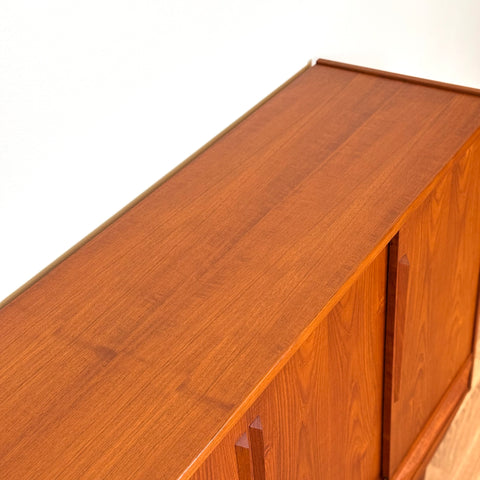 Highboard in teak, 1950s-60s, Denmark - Beyo Vintage