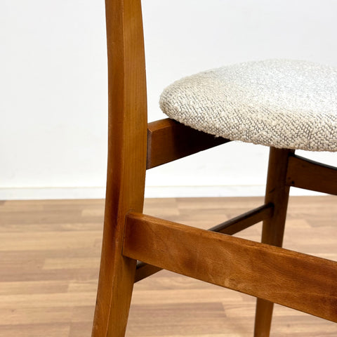 Set of 6 chairs made of teak & beech, 1950s-60s, Denmark - Beyo Vintage
